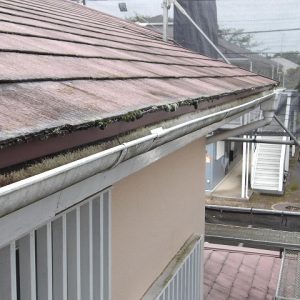 劣化している雨樋