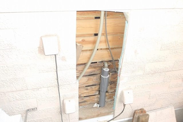 水道工事完了写真