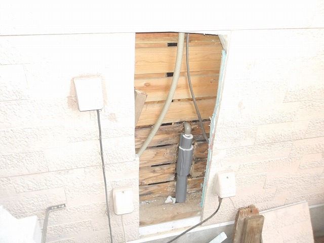 水道工事完了写真