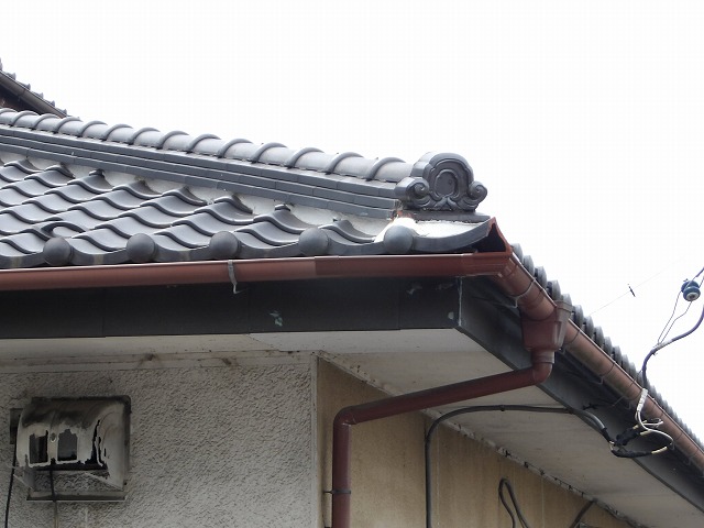 補修した軒樋