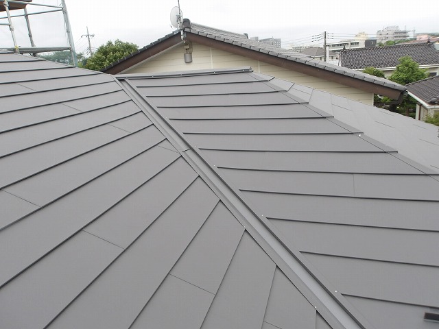 新規屋根完了
