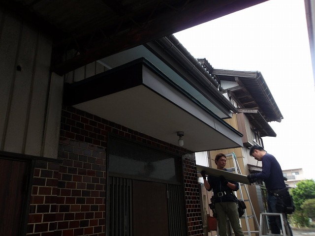 綺麗にした破風板