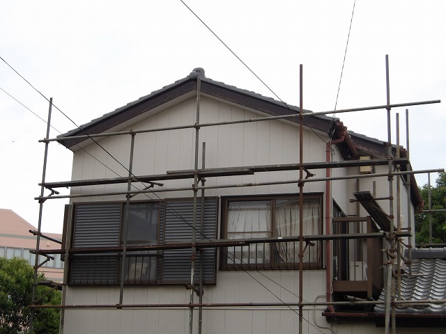 破風板の塗装劣化