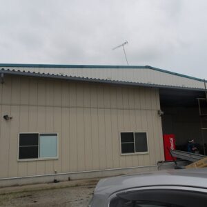 片側軒樋交換完了