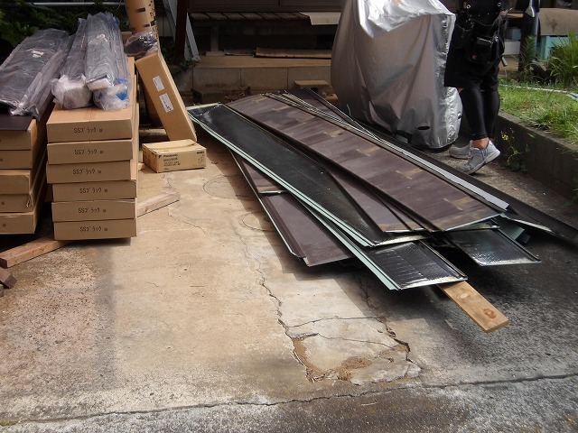 新しい屋根材ガルテクト