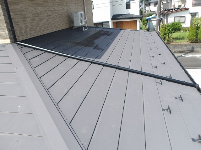 新しく修理した雨樋完了写真