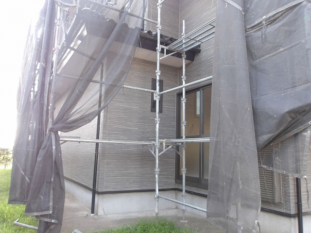 外壁施工完了