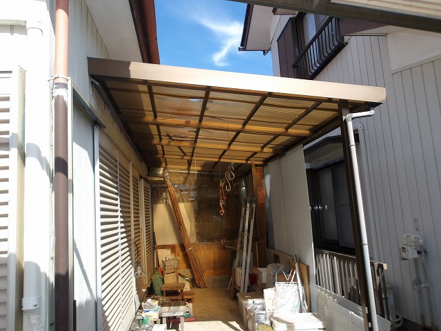 テラスの屋根