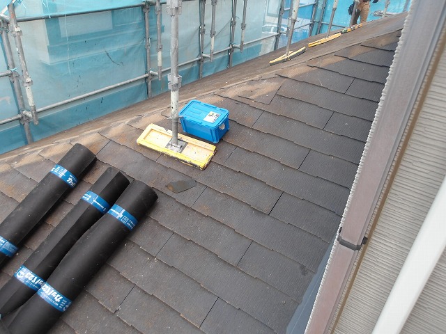 下葺き材の投入