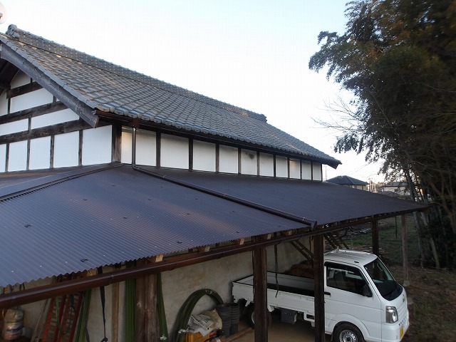 屋根雨樋施工完了