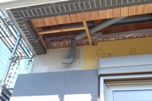 ベランダ゜排水移動