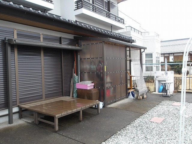 経年劣化したテラス屋根