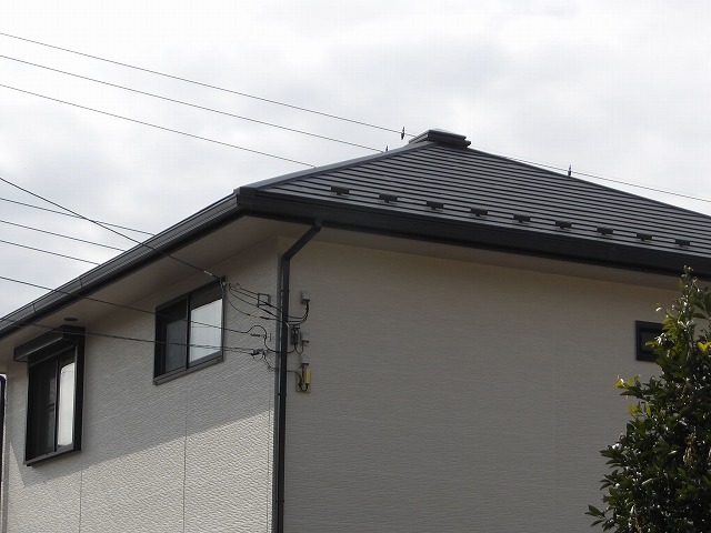 屋根施工完了