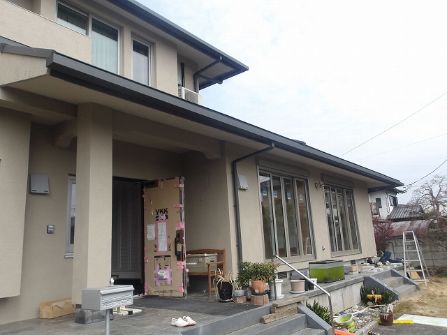 雨樋工事完了写真