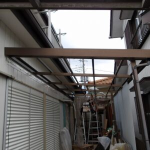 テラス屋根取り外し
