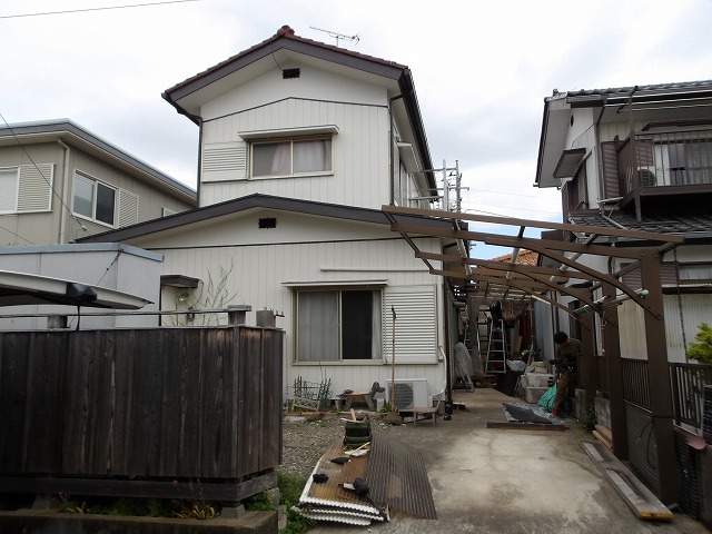 屋根取り外し完了