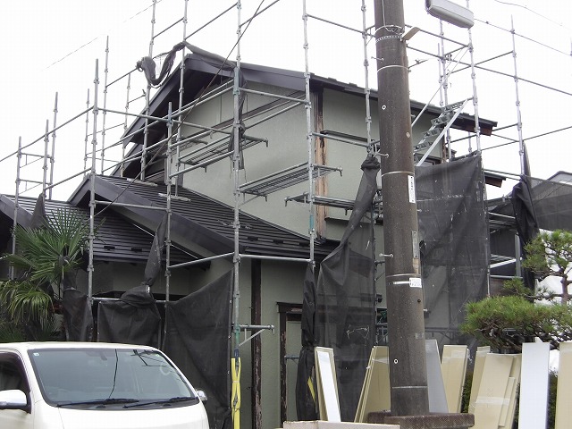 屋根施工完了写真