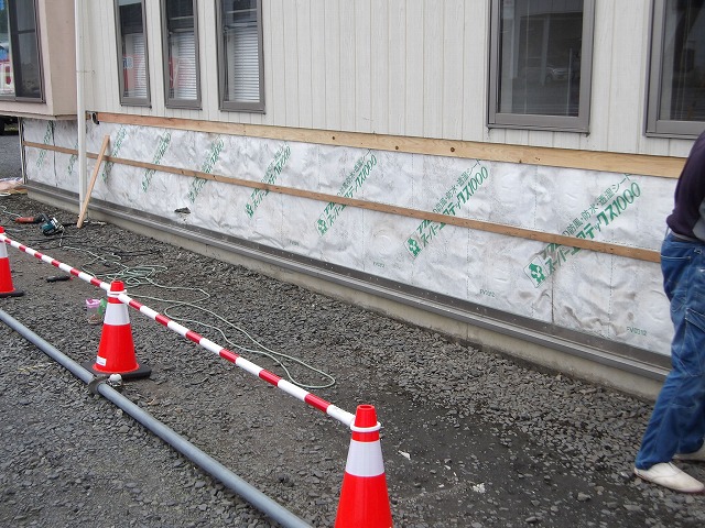 新規壁の下地作成
