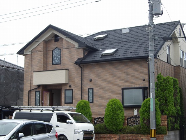 屋根施工完了